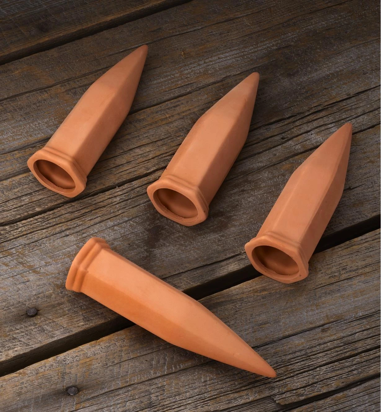 Set Of 4 Terra Cotta Watering Spikes 5 Set Of 4 Terra Cotta Watering Spikes - Image 3