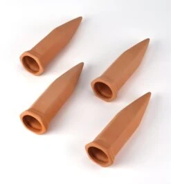 Set Of 4 Terra Cotta Watering Spikes 6 Set Of 4 Terra Cotta Watering Spikes -Garden Tool Store 99W7437 f 7899