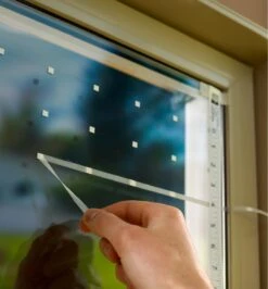 Feather Friendly Window Collision Tape -Garden Tool Store BR303 feather friendly window collision tape u 0464