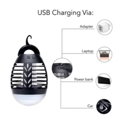 Dartwood Outdoor Bug Zapper - Waterproof, USB Rechargeable And Battery Powered Mosquito Killer, Insect Trap And Fly Swatter (2-4 Packs) -Garden Tool Store GUEST be4e6157 9c9c 4868 9d5d 2512a22133fc