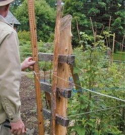 Deer Fence -Garden Tool Store PA210 deer fence 7 foot x 100 foot u 0004