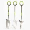Radius Ergonomic Stainless-Steel Digging Spade, Fork & Weeder Set -Garden Tool Store PG110 radius ergonomic stainless steel digging spade fork weeder f 01