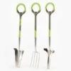 Radius Ergonomic Stainless-Steel Transplant Spade, Border Fork & Weeder Set -Garden Tool Store PG111 radius ergonomic stainless steel transplant spade border fork weeder f 01